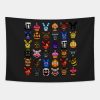 Fnaf Pixel Art Collage Tapestry Official Five Nights At Freddys Merch