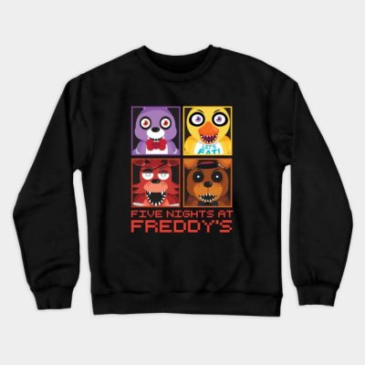 Five Nights At Freddys Group Crewneck Sweatshirt Official Five Nights At Freddys Merch