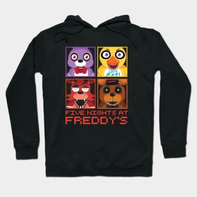 Five Nights At Freddys Group Hoodie Official Five Nights At Freddys Merch
