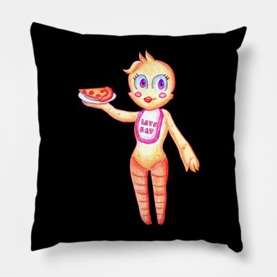 Cute Chica Throw Pillow Official Five Nights At Freddys Merch