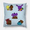 Cute Fnaf Chibi Throw Pillow Official Five Nights At Freddys Merch