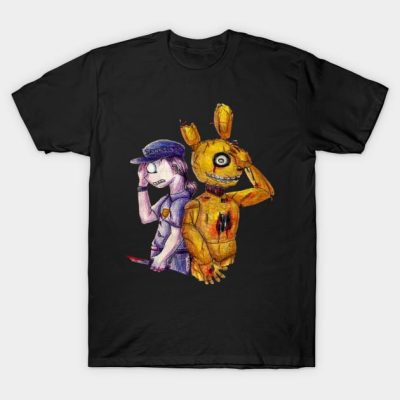 Springtrap And Purpleguy T-Shirt Official Five Nights At Freddys Merch