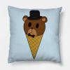 Fnaf Freddy Ice Cream Throw Pillow Official Five Nights At Freddys Merch