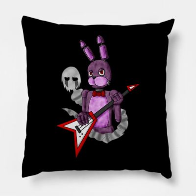 The Ghost In The Machine Bonnie Throw Pillow Official Five Nights At Freddys Merch