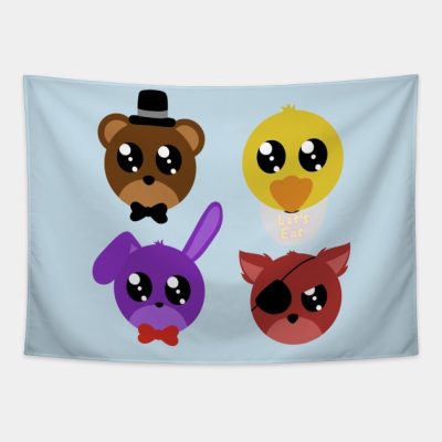 Chibi Freddy And Friends Tapestry Official Five Nights At Freddys Merch
