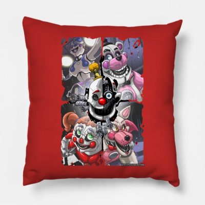 Five Nights At Freddys Sister Location Throw Pillow Official Five Nights At Freddys Merch
