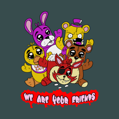 We Are Your Friends Throw Pillow Official Five Nights At Freddys Merch