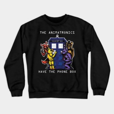 The Animatronics Have The Phone Box 2 Crewneck Sweatshirt Official Five Nights At Freddys Merch