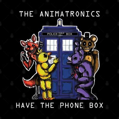 The Animatronics Have The Phone Box 2 Tapestry Official Five Nights At Freddys Merch