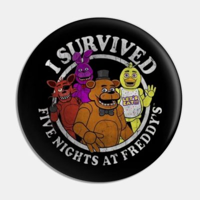 I Survived Five Nights At Freddys Pin Official Five Nights At Freddys Merch