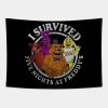 I Survived Five Nights At Freddys Tapestry Official Five Nights At Freddys Merch
