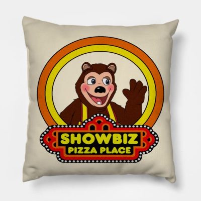 Billy Bob Showbiz Pizza Throw Pillow Official Five Nights At Freddys Merch