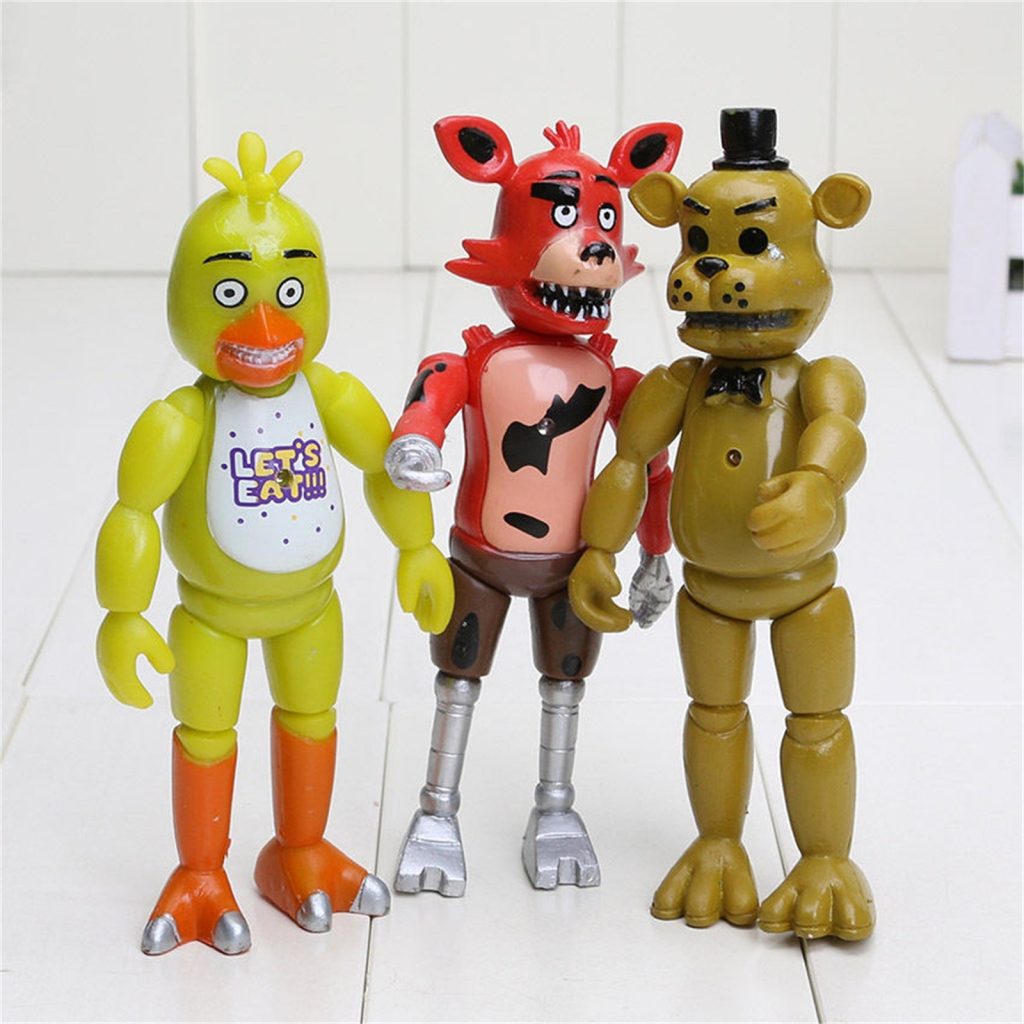 5pcs Hot Sell Five Night At Freddy Anime Fnaf Bear Free Assembly Action Figure Pvc Model 2 - Five Nights At Freddys Store