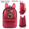 Red FNAF Anime Five Nights At Freddys With Ear Backpack Freddy Nylon Backpack Messenger School Rucksack - Five Nights At Freddys Store