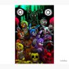 Fnaf-All Togheter Tapestry Official Five Nights At Freddys Merch