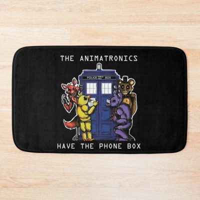 The Animatronics Have The Phone Box 2 Bath Mat Official Five Nights At Freddys Merch