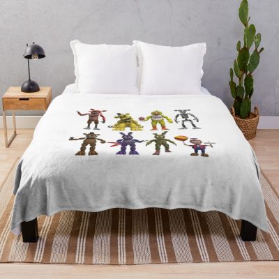 Fnaf Throw Blanket Official Five Nights At Freddys Merch