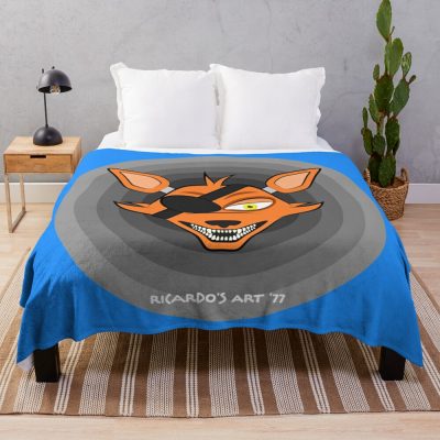 Five Night'S At Freddy'S - Fnaf Foxy Throw Blanket Official Five Nights At Freddys Merch