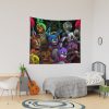 Fnaf-All Togheter Tapestry Official Five Nights At Freddys Merch