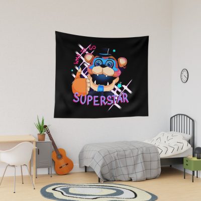 Glamrock Freddy / Five Nights At Freddy'S / Way To Go Superstar! Tapestry Official Five Nights At Freddys Merch
