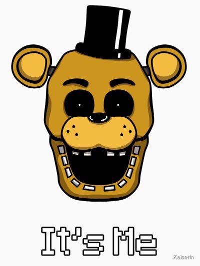 Five Nights At Freddy'S - Fnaf - Golden Freddy - It'S Me Kids T Shirt Official Cow Anime Merch
