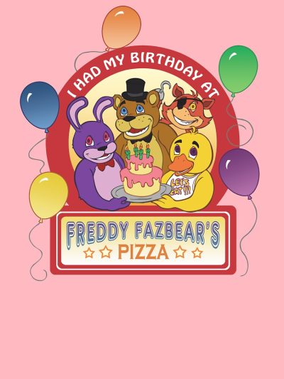 Freddy Fazbear'S Birthday! Kids T Shirt Official Cow Anime Merch