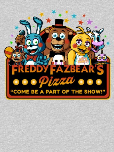 Freddy Fazbear’S Pizzeria Logo Kids T Shirt Official Cow Anime Merch