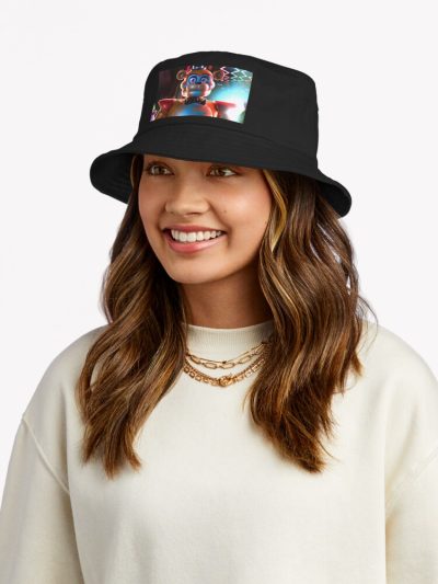 Glamrock Freddy Painting Bucket Hat Official Five Nights At Freddys Merch