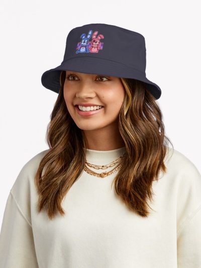 Sisters! - Five Nights At Freddy'S: Sister Location Bucket Hat Official Five Nights At Freddys Merch