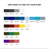 tank top color chart - Five Nights At Freddys Store